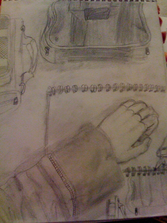 This photo is probably the best one I did in the seventh grade, as you can see I have improved immensely. :  : The Art of Madison Miller